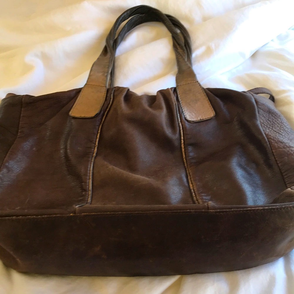 Maurizio Taiuti Italian Leather Tote Bag